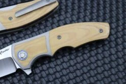 Reate Knives Mini Crossroads W/ White Micarta Inlays & M390 -Nc Blade image 4416c521 f157 407a bbc0 4ae4f97159d2