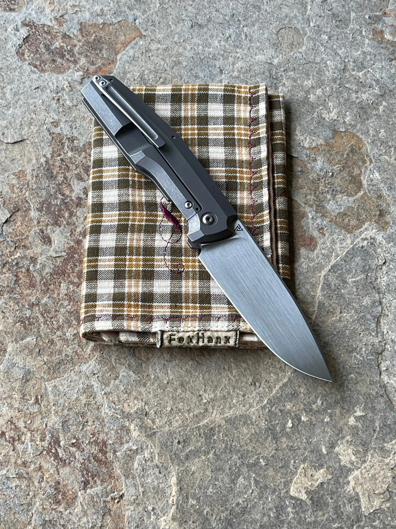 Custom Knife Factory FIF20 Full Titanium Handles 2 Custom Knife Factory FIF20 Full Titanium Handles - Image 2