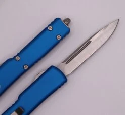 Microtech UTX-70 Single Edge Satin Standard & Blue 148-4BL 7 Microtech UTX-70 Single Edge Satin Standard & Blue 148-4BL -Nc Blade image 4b6f6a1e 0c57 4574 a28e 4f1e06ea0941
