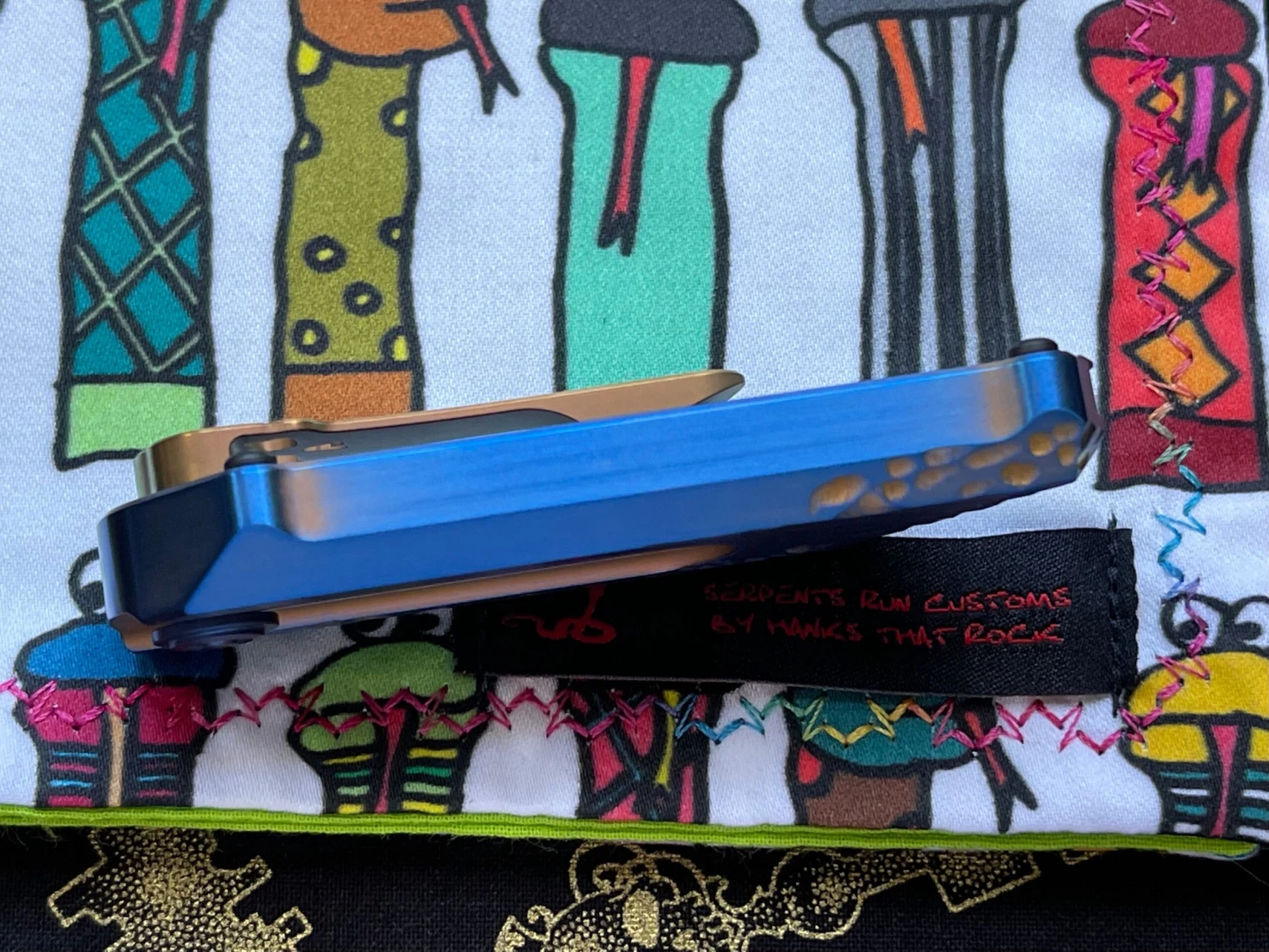 Chaves Knives Gen 2 Titanium C.H.U.B PVD Chub Modified #3 2 Chaves Knives Gen 2 Titanium C.H.U.B PVD Chub Modified #3 - Image 2