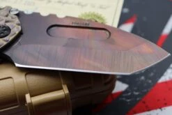 Medford Knife Praetorian T Peaks & Valleys Violet-Bronze Fade & Flamed Hardware With S35 Vulcan Tanto 106-186 -Nc Blade image 4dcc8fbc 86f5 4558 aecd 8cc709dff739