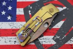 Medford TFF-1 Fat Daddy Faced Bronze Handles W/ Bronze Hardware, Flamed Clip & Vulcan S35VN 15 Medford TFF-1 Fat Daddy Faced Bronze Handles W/ Bronze Hardware, Flamed Clip & Vulcan S35VN -Nc Blade image 51c1155e cc51 4cb1 8881 3bd34113b412