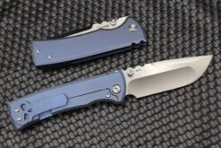 Chaves Knives Redencion 229 Blue Titanium & M390 Drop Point Exclusive -Nc Blade image 520809ea bc72 4430 9a55 f65c20e017b8