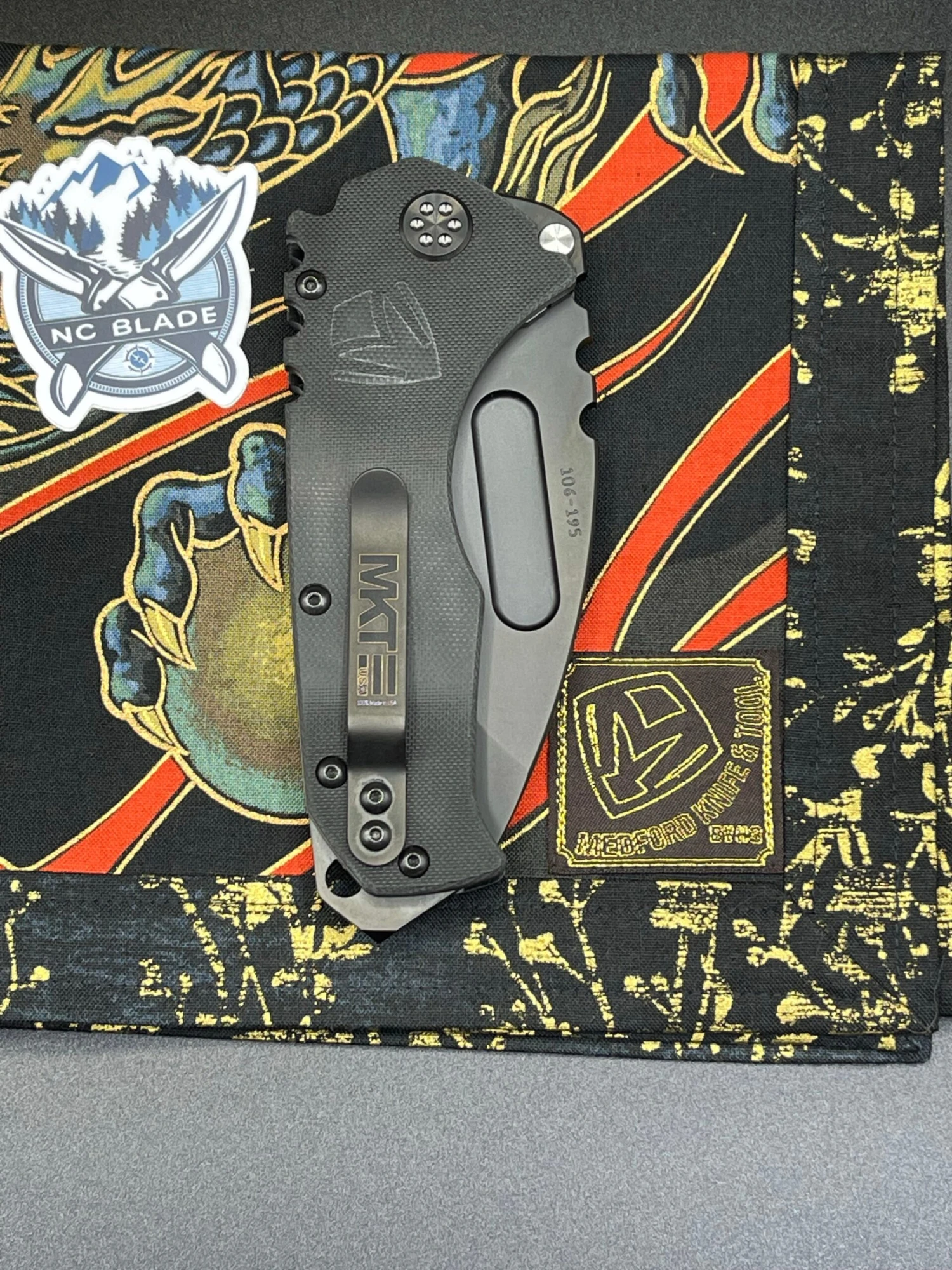 Medford Scout Praetorian M&P Black G10 106-195 6 Medford Scout Praetorian M&P Black G10 106-195 - Image 6