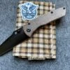 Kansept Knives Main Street Brown Canvas Micarta T1015A4