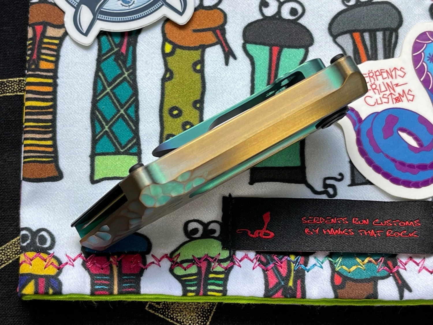 Chaves Knives Gen 2 Titanium C.H.U.B PVD Chub Modified #2 3 Chaves Knives Gen 2 Titanium C.H.U.B PVD Chub Modified #2 - Image 3