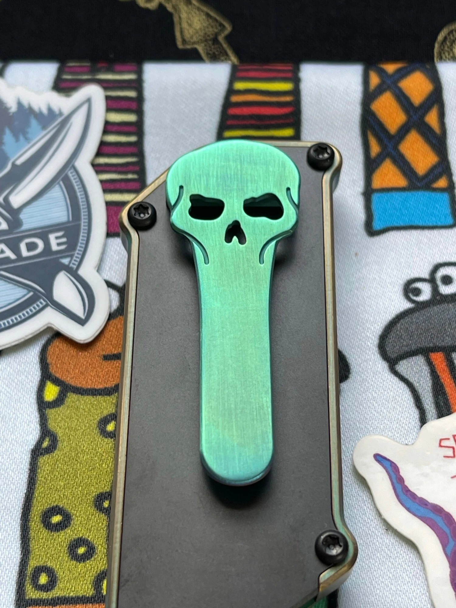 Chaves Knives Gen 2 Titanium C.H.U.B PVD Chub Modified #2 6 Chaves Knives Gen 2 Titanium C.H.U.B PVD Chub Modified #2 - Image 6