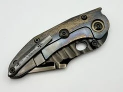 Marfione Custom Knives & Borka Blades Stitch W/ DLC Diamond Wash Rocked Double Star Grind M390 & Cosmic Titanium -Nc Blade image 5f3319e5 c03f 410b b1c1 e44a9427c55a