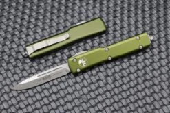 Microtech UTX-70 Single Edge Apocalyptic Standard & OD Green 148-10APOD