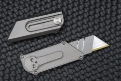 Chaves Knives Gen 2 Titanium C.H.U.B Stonewash -Nc Blade image 6052f389 ab0f 4174 840b 66ddef311c5e