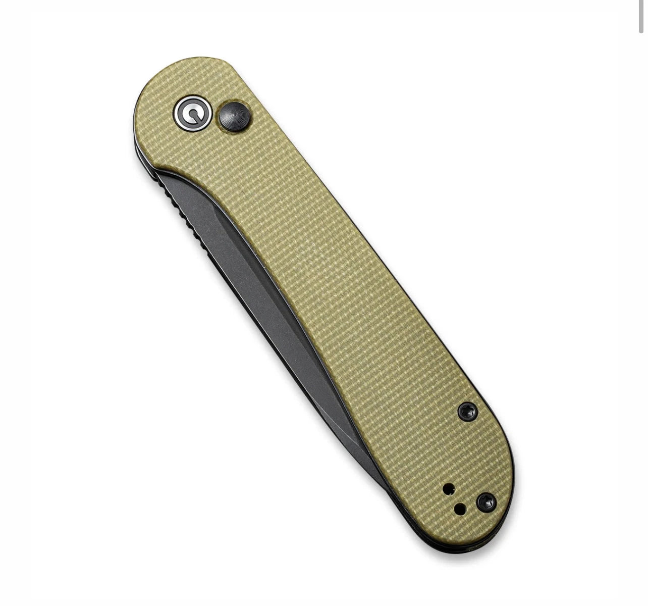 Civivi Elementum Button Lock Olive Green Micarta C2103B 5 Civivi Elementum Button Lock Olive Green Micarta C2103B - Image 5