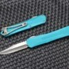Heretic Knives Manticore S Stonewash Bowie & Turquoise H022B-2A-TQ