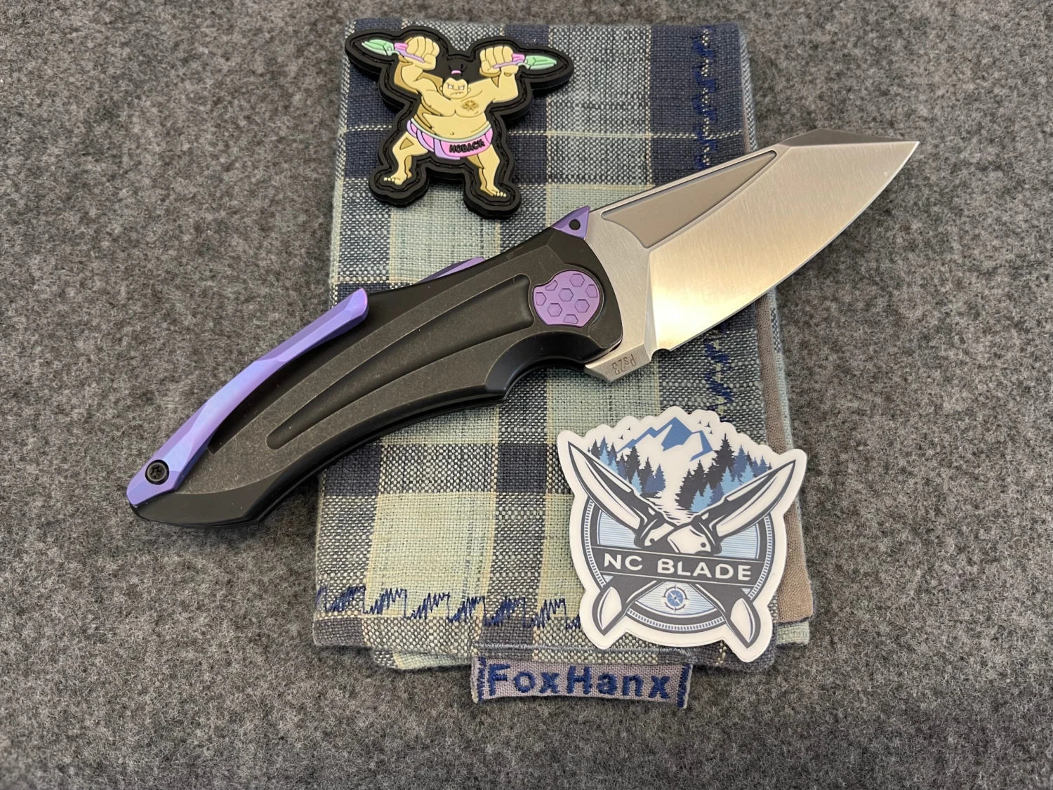 Jake Hoback Knives Sumo Black Purple 2 Jake Hoback Knives Sumo Black Purple - Image 2