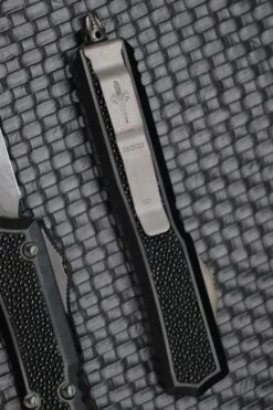 Marfione Makora DLC Apocalyptic D/E & Hefted Alloy Handle W/ Stingray Inlays & DLC Ringed Hardware -Nc Blade image 620103e2 6636 4580 abe8 9b86b129e424