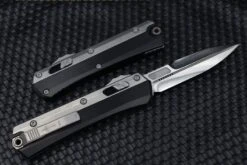 Marfione Custom Knives Glykon Two Tone Stonewash Polished Bayonet W/ Hefted Black Aluminum Handle & Ti Accents -Nc Blade image 6205566b 9c5d 4a69 92b1 7f95fbb25953