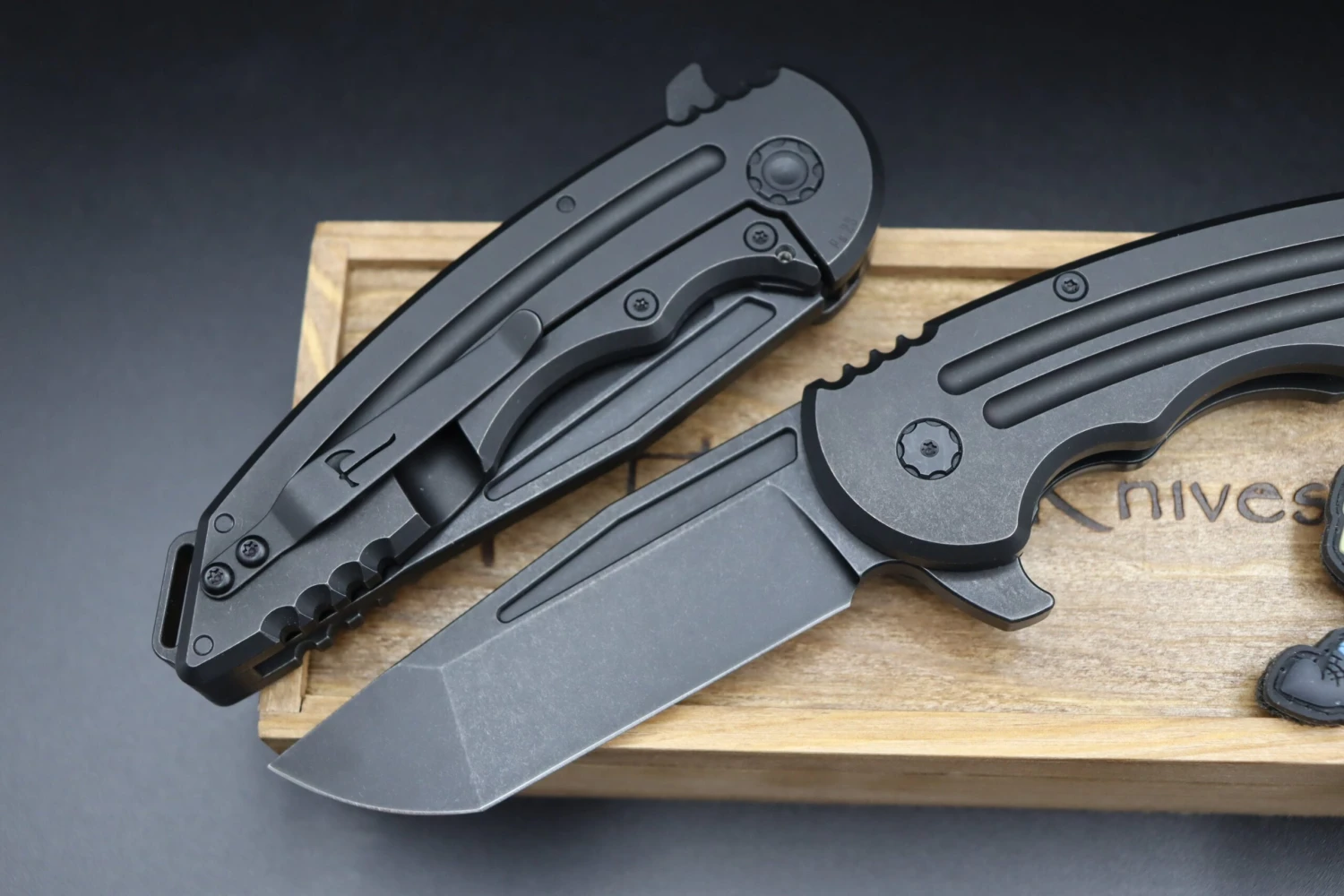 Jake Hoback Knives Husky DLC Titanium & DLC Nitro-V 2 Jake Hoback Knives Husky DLC Titanium & DLC Nitro-V - Image 2