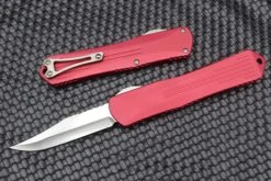 Heretic Knives Manticore X Red & Stonewash Bowie H030B-2A-RED