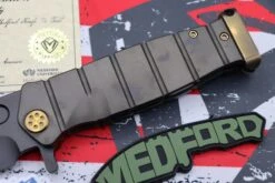 Medford Knife Fighter Flipper USMC PVD & Bronze Hardware With PVD CPM-S35 107-261 -Nc Blade image 6c55c1f8 779f 44cb a34e 469a4c1f44a3