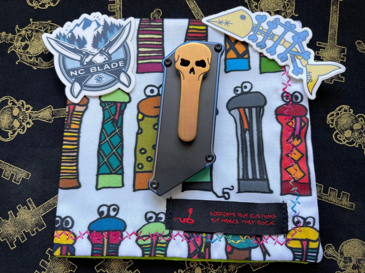 Chaves Knives Gen 2 Titanium C.H.U.B PVD Chub Modified #3 6 Chaves Knives Gen 2 Titanium C.H.U.B PVD Chub Modified #3 - Image 6