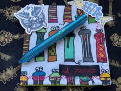 Chaves Knives Bolt Action Titanium Pen Solid Modified #5 -Nc Blade image 764a85e1 b82c 44d6 97d8 67016f7a1609