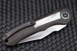 Heretic Knives Wraith Auto W/ Black Dunes Fat Carbon & Mother Of Pearl Inlays & Hand Ground Vegas Forge Damascus 15 Heretic Knives Wraith Auto W/ Black Dunes Fat Carbon & Mother Of Pearl Inlays & Hand Ground Vegas Forge Damascus -Nc Blade image 78df1087 81f4 4c60 a111 3d8760fe1410