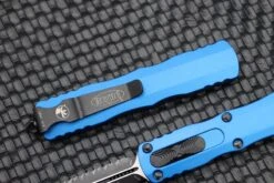 Microtech Dirac Double Edge Fully Serrated & Blue 225-3BL -Nc Blade image 7b722d4f 05fc 473e bbeb 38fef1482e84