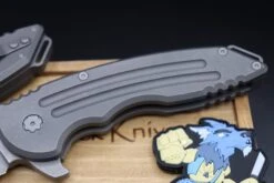 Jake Hoback Knives Husky Titanium & Nitro-V -Nc Blade image 7e60c7cb b7eb 4dd4 8579 273cb6b23cc7
