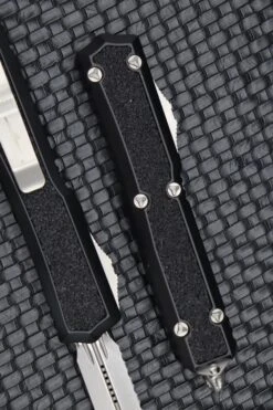 Microtech Makora Double Edge Stonewash Full Serrated & Black Signature Series 206-12S -Nc Blade image 80768bdf 7363 48d4 a05d 97a419e011f3