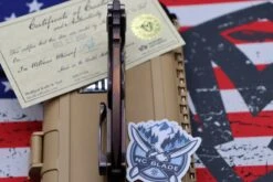 Medford Knife Praetorian T Peaks & Valleys Violet-Bronze Fade & Flamed Hardware With S35 Vulcan Tanto 106-186 -Nc Blade image 80dcff2b ea1a 4c94 80df 14ba2fe091b5