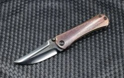 Marfione Custom Knives & Borka Blades Collaboration SBKF DLC Assassin Grind Diamond Finished M390 Blade & Bloodwash Scales