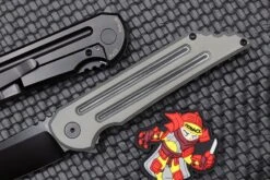 Jake Hoback Knives Kwaiback MK6 Gray SureTouch W/ Fullers & DLC M390 -Nc Blade image 88afa690 582b 434d a149 60aeaf5020d2