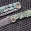 Spartan Blades Harsey Folder 2022 Special Edition Green Plague Doctor & Damascus
