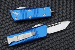 Microtech Troodon Mini Tanto Edge Satin Standard & Blue 240-4BL -Nc Blade image 8b92f0af 0ebf 4698 b15e e7eec3e5a988