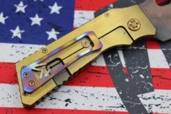 Medford TFF-1 Fat Daddy Faced Bronze Handles W/ Bronze Hardware, Flamed Clip & Vulcan S35VN 13 Medford TFF-1 Fat Daddy Faced Bronze Handles W/ Bronze Hardware, Flamed Clip & Vulcan S35VN -Nc Blade image 903363a5 a66c 4175 9315 1b5e159996ba