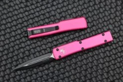 Microtech UTX-70 D/E Black Standard & Pink 147-1PK