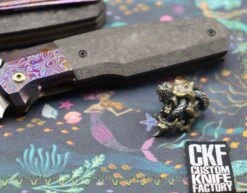 Custom Knife Factory FIF20 ZircuTi Bolster With Cool Carbon Fiber 14 Custom Knife Factory FIF20 ZircuTi Bolster With Cool Carbon Fiber -Nc Blade image 92a7a169 de91 4a44 83a7 2af3f6417e20