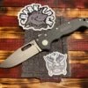 Demko Knives G-MG AD20 Gray Grivory 20CV W/ Cut Out
