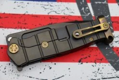 Medford Knife Fighter Flipper USMC PVD & Bronze Hardware With PVD CPM-S35 107-261 -Nc Blade image 96da629e 9e42 4668 95dc 93357078a4d0