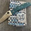 Spyderco Knives Endura 4 K390 Blue C10FPK390