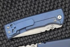Chaves Knives Redencion 229 Blue Titanium & M390 Drop Point Exclusive -Nc Blade image 9bf9fe64 55d3 4e12 b535 375ba40a5f51