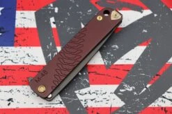 Medford M-48 Red Aluminum Handle W/ PVD Spring & Bronze Hardware/Clip & PVD S35VN 17 Medford M-48 Red Aluminum Handle W/ PVD Spring & Bronze Hardware/Clip & PVD S35VN -Nc Blade image 9da8dc78 7e71 479d 80af 45349e717092