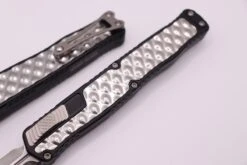 Heretic Knives Cleric II 2 Stonewash Double Edge Magnacut W/ Stainless Bubble Inlays H020-2A -Nc Blade image a186bead bf51 4ac5 b577 64317703648d