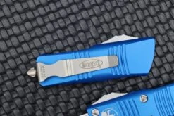 Microtech Troodon Mini Tanto Edge Satin Standard & Blue 240-4BL -Nc Blade image a20ad998 13fb 436c 8eb0 5a2832b24054