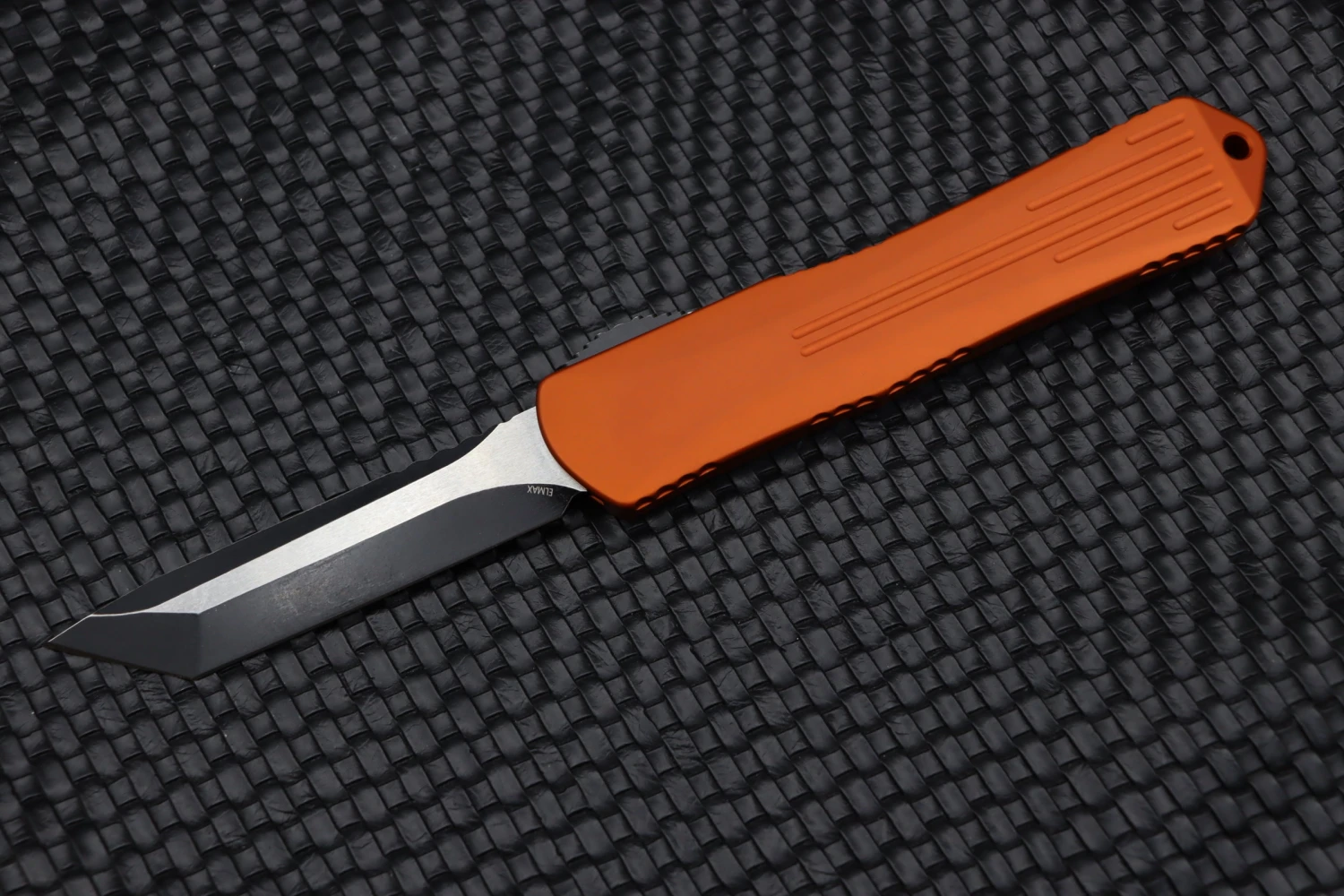 Heretic Knives Manticore X Tanto Battleworn Black & Orange H031-8A-ORG 1 Heretic Knives Manticore X Tanto Battleworn Black & Orange H031-8A-ORG