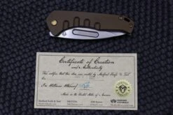 Medford Praetorian Swift FL Framelock W/ Tumbled Drop Point S35 & Green Handle W/ Bronze Hardware/Clip -Nc Blade image a4d70db1 6a9e 4442 941d dabf8c76b758