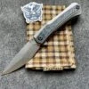 Kansept Knives Kratos Blue Rose Carbon Fiber Inlaid K1024A4