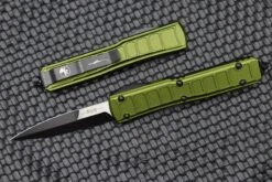 Microtech Ultratech 2 Stepside Bayonet Black & OD Green 120II-1ODS