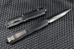 Marfione Custom Knives Dirac Delta D/E DLC Diamond Wash Finish W/ Hefted Black Handle & DLC Ringed Hardware -Nc Blade image acd34c7b 1ed4 43dc a894 fef78a9bef5c