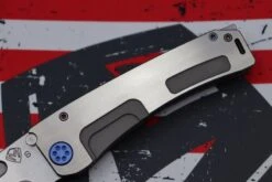 Medford Marauder H Bead Blast Handles, Blue Hardware/Clip & S35VN Tumbled Drop Point 10 Medford Marauder H Bead Blast Handles, Blue Hardware/Clip & S35VN Tumbled Drop Point -Nc Blade image acfd8638 980c 4bc0 9620 96341f958173