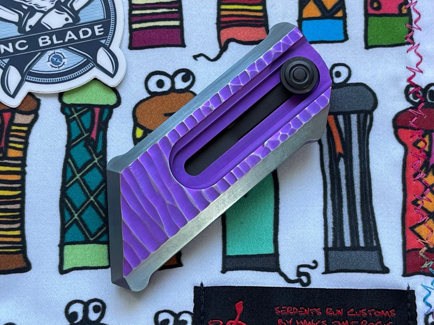 Chaves Knives Gen 2 Titanium C.H.U.B PVD Chub Modified #1 2 Chaves Knives Gen 2 Titanium C.H.U.B PVD Chub Modified #1 - Image 2